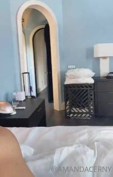 Amanda Cerny Nude Wake up Teasing Video  on adultfans.net