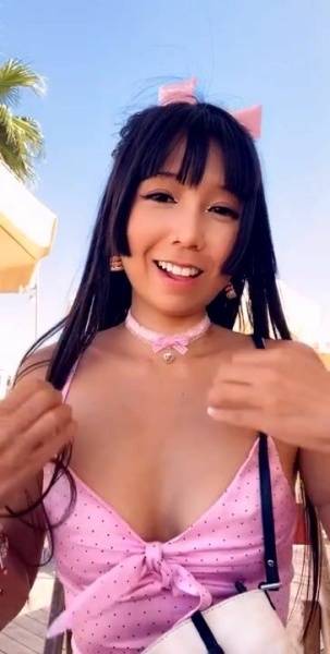 Ittlesubgirl  Nude Boobs Flashing in public Porn Video on adultfans.net
