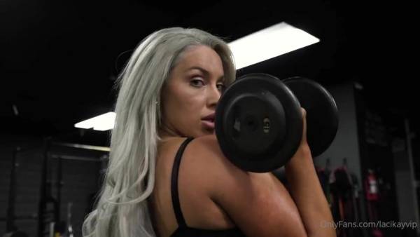 Laci Kay Somers Nude Workout Video  on adultfans.net