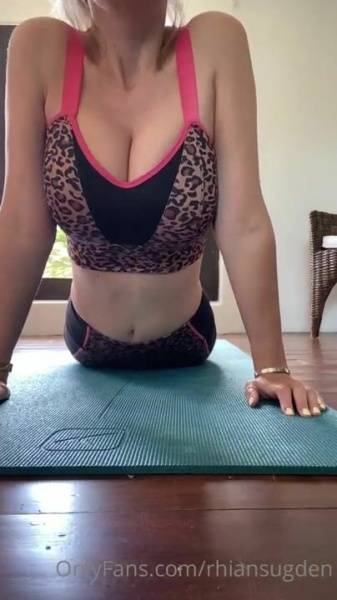 Rhian Sugden Nude Workout  Video  on adultfans.net