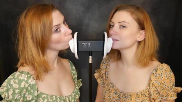 Jodie Marie ASMR Twin Ear Licking Patreon Video  on adultfans.net