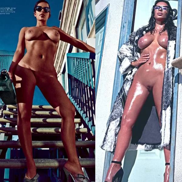 Kim Kardashian Nudes Fashion Magazine Photoshoot  on adultfans.net