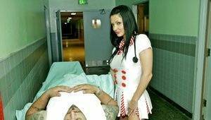 Glamorous Aletta Ocean is laid at the doctor's and fucked hard on adultfans.net
