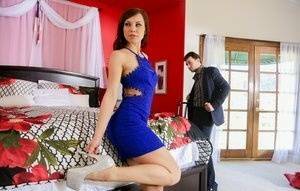 Hot wife Aidra Fox and her husband engage in a bout of passionate lovemaking on adultfans.net