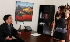 Sexy office milf fuck with wonderfully groomed Chanel Preston on adultfans.net