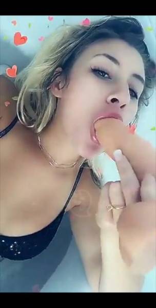 LucyLaceee dildo in her mouth & pussy show snapchat premium xxx porn videos on adultfans.net