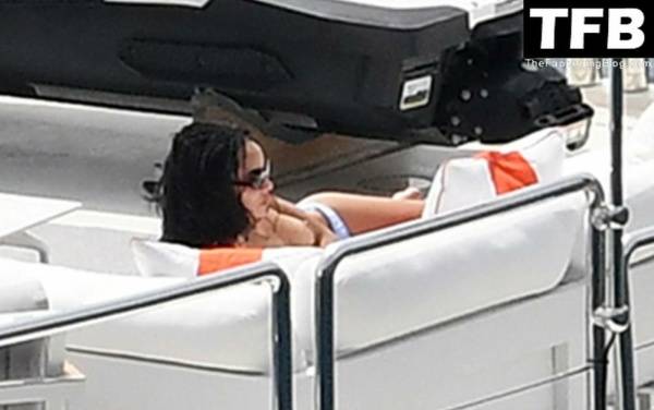Zoe Kravitz Goes Topless While Enjoying a Summer Holiday on a Luxury Yacht in Positano on adultfans.net