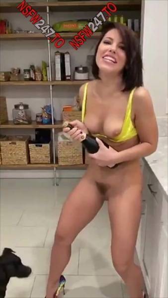 Adriana Chechik masturbating till squirt & drinking it snapchat premium xxx porn videos on adultfans.net