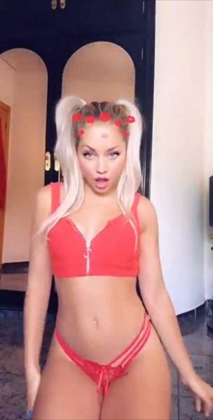 Paola Skye red bikini snapchat premium xxx porn videos on adultfans.net