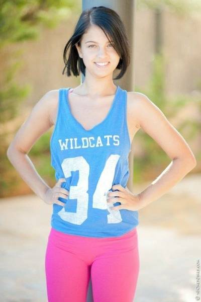 Sporty Cutie Inez YLP Sports A Massive Pair Of Bazongas And She Is Showing Them To Us Here on adultfans.net