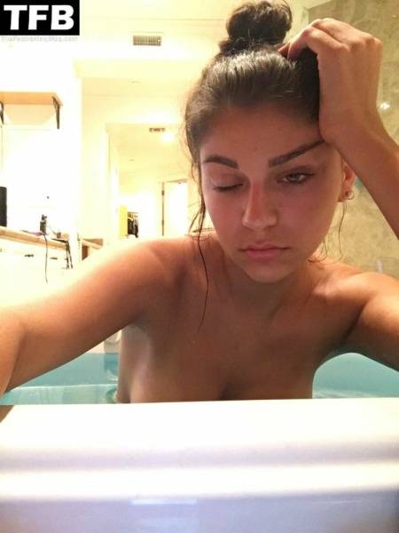 Andrea Russett Topless & Sexy Collection on adultfans.net