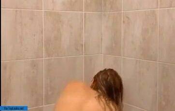 Sexy Therealbrittfit Nude Shower Dildo Fuck Onlyfans Video on adultfans.net