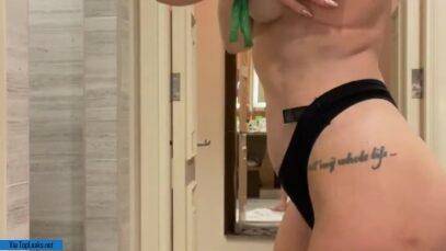 Sexy Sarah Jayne Dunn Topless Striptease In Hotel Video Leak on adultfans.net
