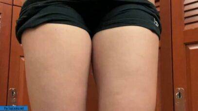 Christina Khalil Public Gym Shorts Strip Onlyfans Video  nude on adultfans.net