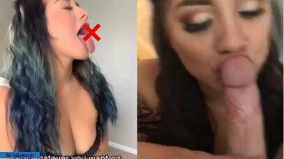 Girl offered to fulfill the fantasy and the dude agreed, taking his dick out of his pants TikTok XXX on adultfans.net