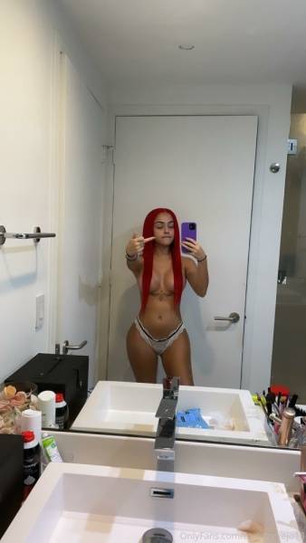 Malu Trevejo Topless Redhead Thong Onlyfans Set Leaked - Usa on adultfans.net