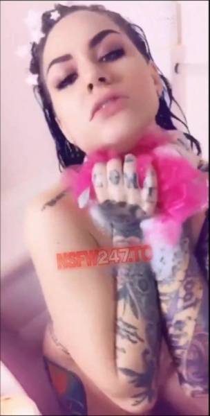 Karmen Karma bathtub dildo masturbation show snapchat premium free xxx porno video on adultfans.net
