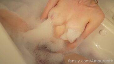 Amouranth Nude Bathtub Vibrator Fansly Video Leaked on adultfans.net