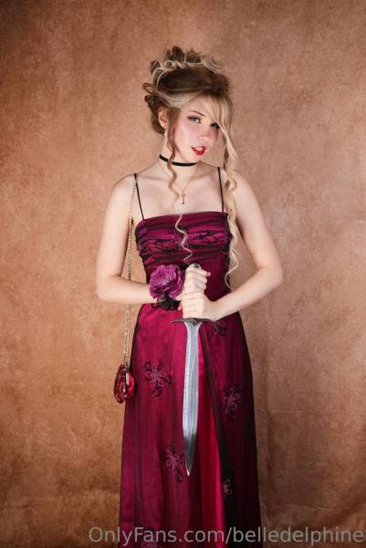 Belle Delphine Nude Prom Night Red Dress Onlyfans Set Leaked on adultfans.net