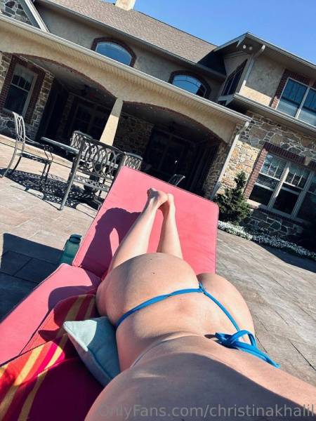 Christina Khalil Nude Bikini Sun Tanning Onlyfans Set Leaked on adultfans.net