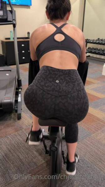 Christina Khalil Gym Ass Leggings Strip Onlyfans Video Leaked on adultfans.net