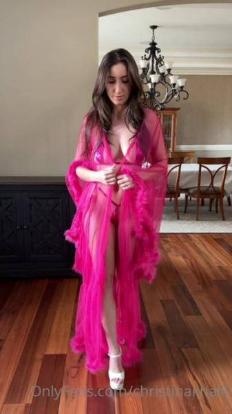 Christina Khalil Pink Micro Bikini PPV Onlyfans Video Leaked on adultfans.net