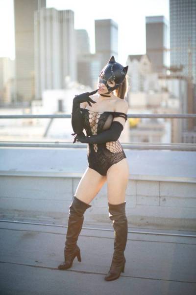 Liz Katz Nude Catwoman Bondage Cosplay Onlyfans Set Leaked on adultfans.net