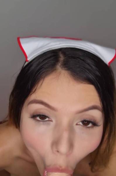 This naughty nurse gives you a special treatment! It was so sloppy with your big dick on adultfans.net