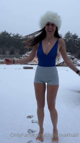 Christina Khalil Nipple Tease Snow Bodysuit Onlyfans Video Leaked - Usa on adultfans.net