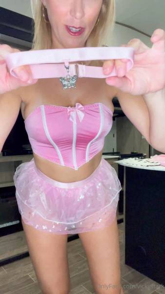 Vicky Stark Nude Pink Costumes Try On Onlyfans Video Leaked on adultfans.net