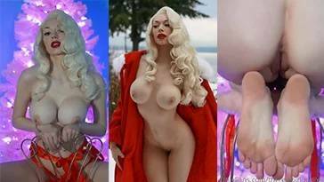 PinupPixie Christmas Nude Video on adultfans.net