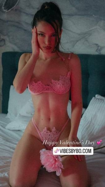 Miss Bo Sexy Valentines Lingerie Set Leaked on adultfans.net
