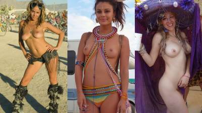 Burning Man nude girls on adultfans.net