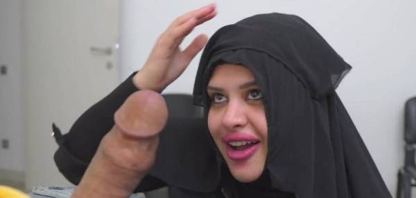 This Muslim woman is SHOCKED !!! I take out my cock in Hospital waiting room. on adultfans.net