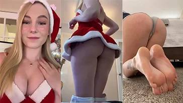 STPeach Christmas Lingerie Sexy Twitch Lisapeachy Video on adultfans.net