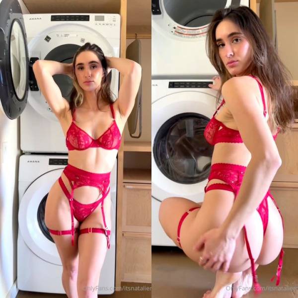 Natalie Roush OF Step Bro I’m Stuck Laundry Day Video on adultfans.net