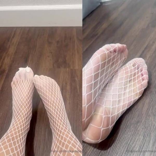 Mikaela Pascal Feet Fishnet PPV Onlyfans Set Leaked on adultfans.net