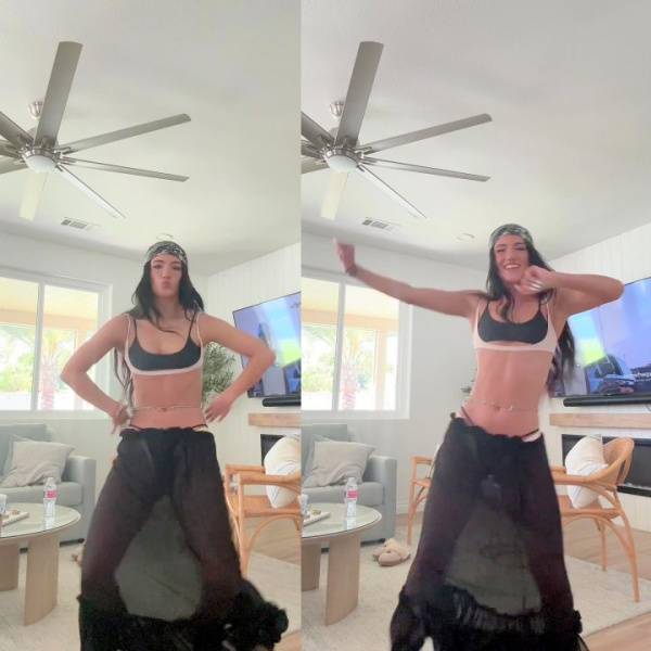 Charli D’Amelio Coachella Fit 2024 TikTok Video Leaked - Usa on adultfans.net