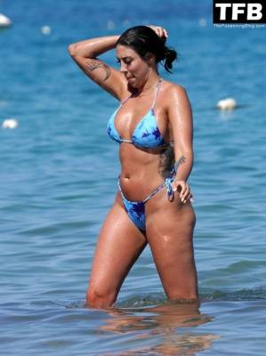 Tamara Joy Shows Off Her Sexy Bikini Body While Enjoying a Swim in Ibiza on adultfans.net