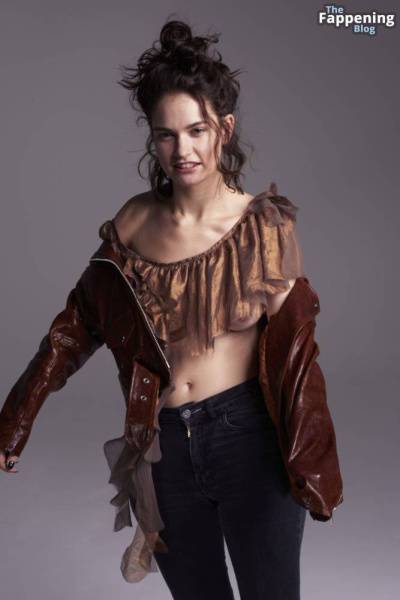 Lily James Nude & Sexy – Glamour Magazine (45 Outtake Photos) on adultfans.net