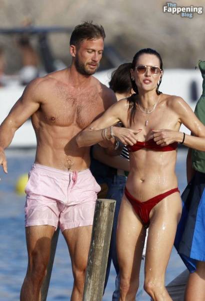 Alessandra Ambrosio is Seen with Alexander Smurfit Enjoying a Swim Together in Ibiza (39 Photos) - Brazil - Ireland on adultfans.net