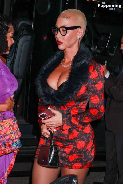 Amber Rose Celebrates Florence Mirsky’s Birthday at Giorgio Baldi (112 Photos) on adultfans.net