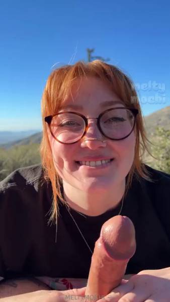 Melty Mochi Quickie Creampie SexTape In The Mountain Video Leaked on adultfans.net