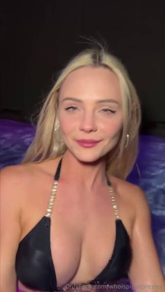 Piper Presley Late Night Pool Sextape Video Leaked on adultfans.net