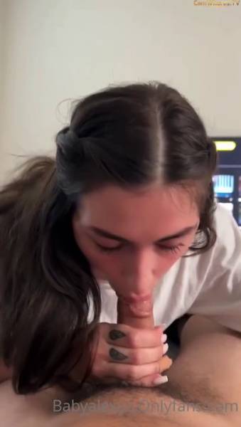 Hot Brunette Alexus Gives Head Before Sleeping Video Leaked on adultfans.net