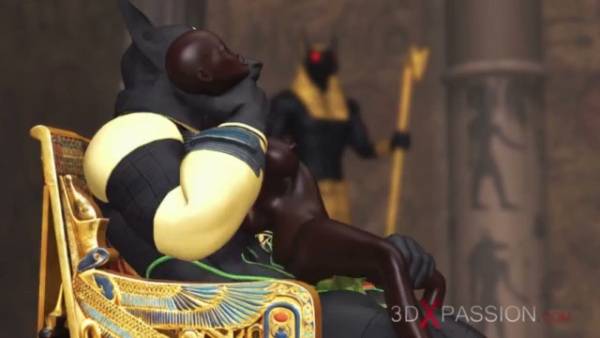 Young submissive serves Anubis in a sacred Egyptian temple - Egypt on adultfans.net
