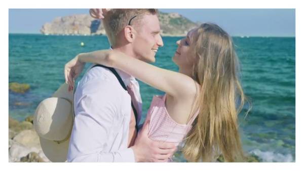 Blonde lover in pink dress swaps sunset kisses for wild maid roleplay and anal heat - Russia on adultfans.net