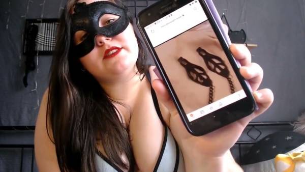 Masked sissy in lace performs for the webcam with bold confidence on adultfans.net