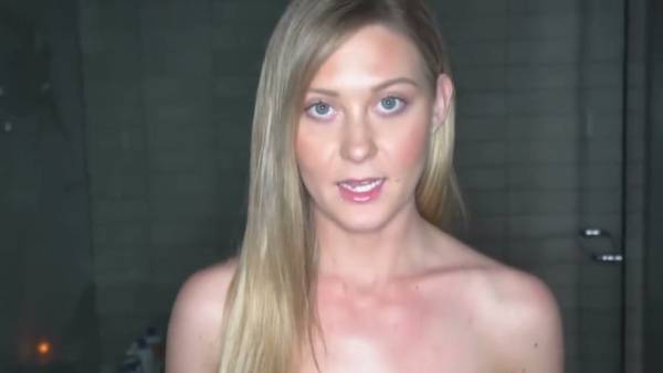 Blonde stepsister rides and sucks stepbrother's big cock in forbidden POV session on adultfans.net