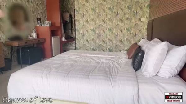 Long-haired woman in black underwear straddles shirtless man during private massage - China - Russia - North Korea - Japan - Thailand on adultfans.net
